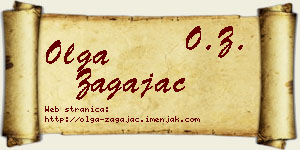 Olga Zagajac vizit kartica